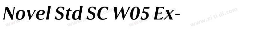Novel Std SC W05 Ex字体转换